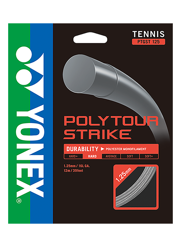 Yonex PolyTour Strike 125 Tennis String - Black