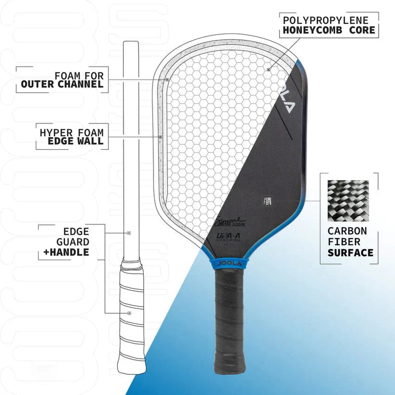 Joola Pickleball Paddles JOOLA Simone Jardim Hyperion 3S 16mm Pickleball Paddle