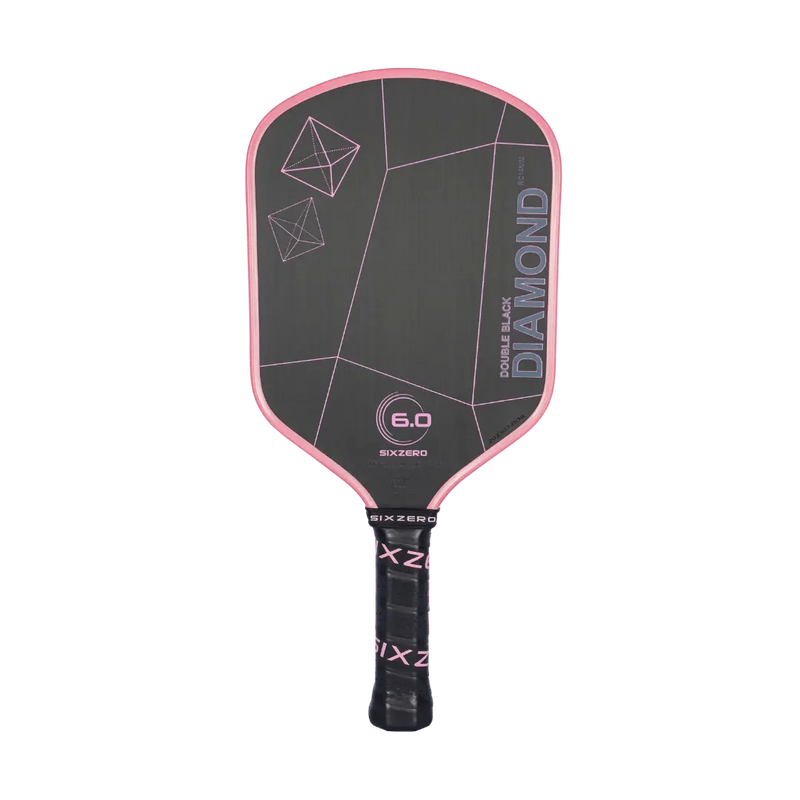 Six Zero Pickleball Paddles 16mm / Pink Edgeguard Six Zero Double Black Diamond Control