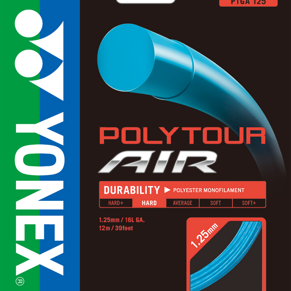 YONEX Polytour Air 125 Tennis String Reel Sky Blue